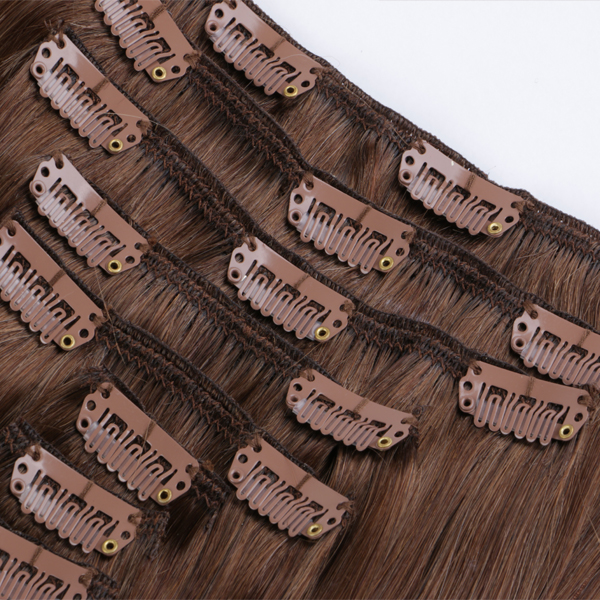 22 inch cheap best clip in human hair extensions JF295